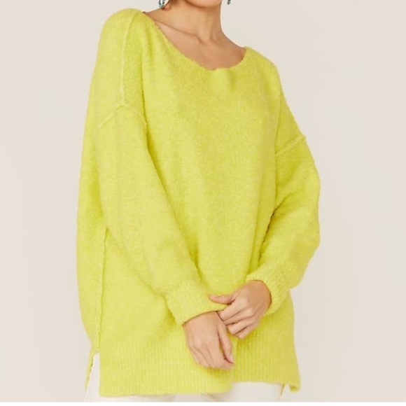 Free People Sweaters - Free People Bright Yellow Women's Sweater